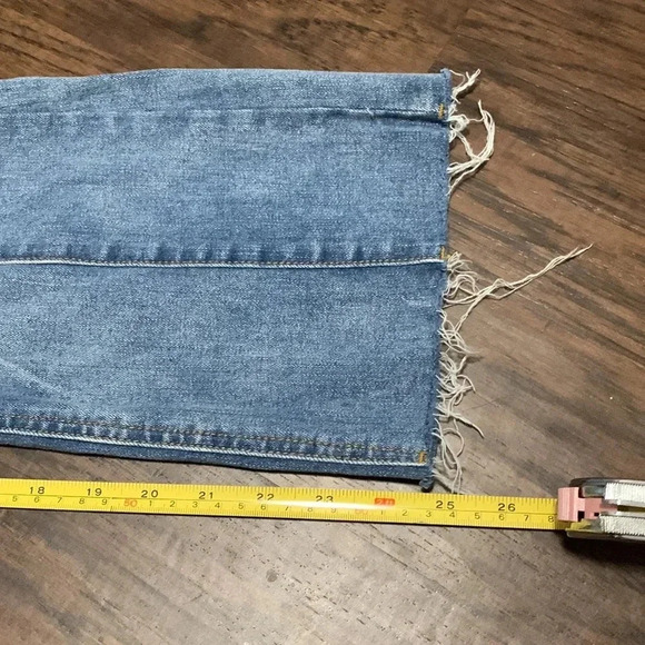 Sky and sparrow raw hem cropped jeans - Picture 12 of 12